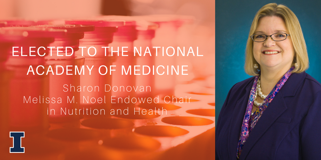 UofIResearch's tweet photo. #ILLINOIS nutrition scientist Sharon Donovan elected to National Academy of Medicine! https://t.co/MsRymNXzwj https://t.co/batvi9aQtR