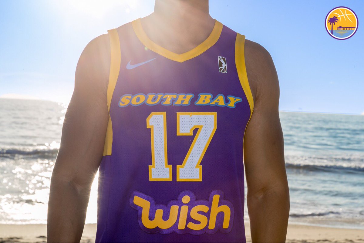 south bay lakers jersey