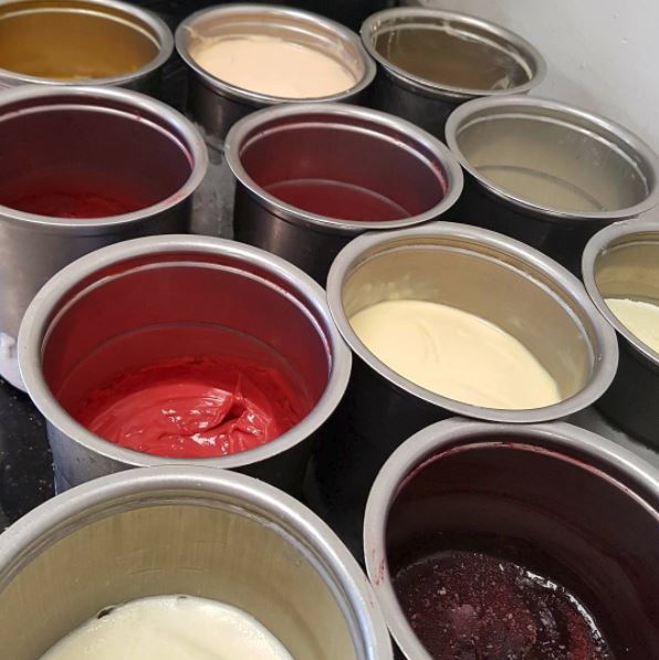 PacojetUS's tweet photo. Beautiful array of sorbet by @StGeorgesTce. #pacotize #sorbet #endlesscreativity https://t.co/5S2F8xGn4Q