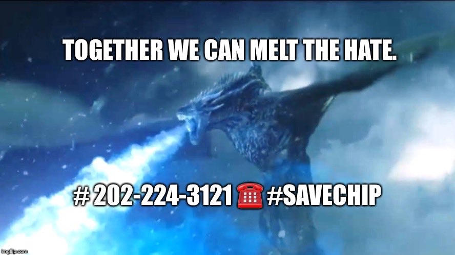 NightKingResist's tweet photo. Help me defend healthcare for 8.9 million children. 📞Call your State Rep today!! #FundCHIP #SaveTheChildren #GoTResists https://t.co/CAi39qKxKD
