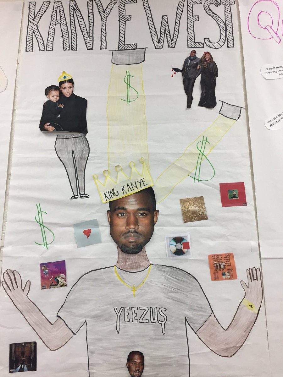 LimaBoyle's tweet photo. “King Kanye” so had it coming and Meghan and Sydni were the ones to do it! #usehisWordsagainstHim #satirenailed @CoventryOakers https://t.co/YtnG6kxeLI