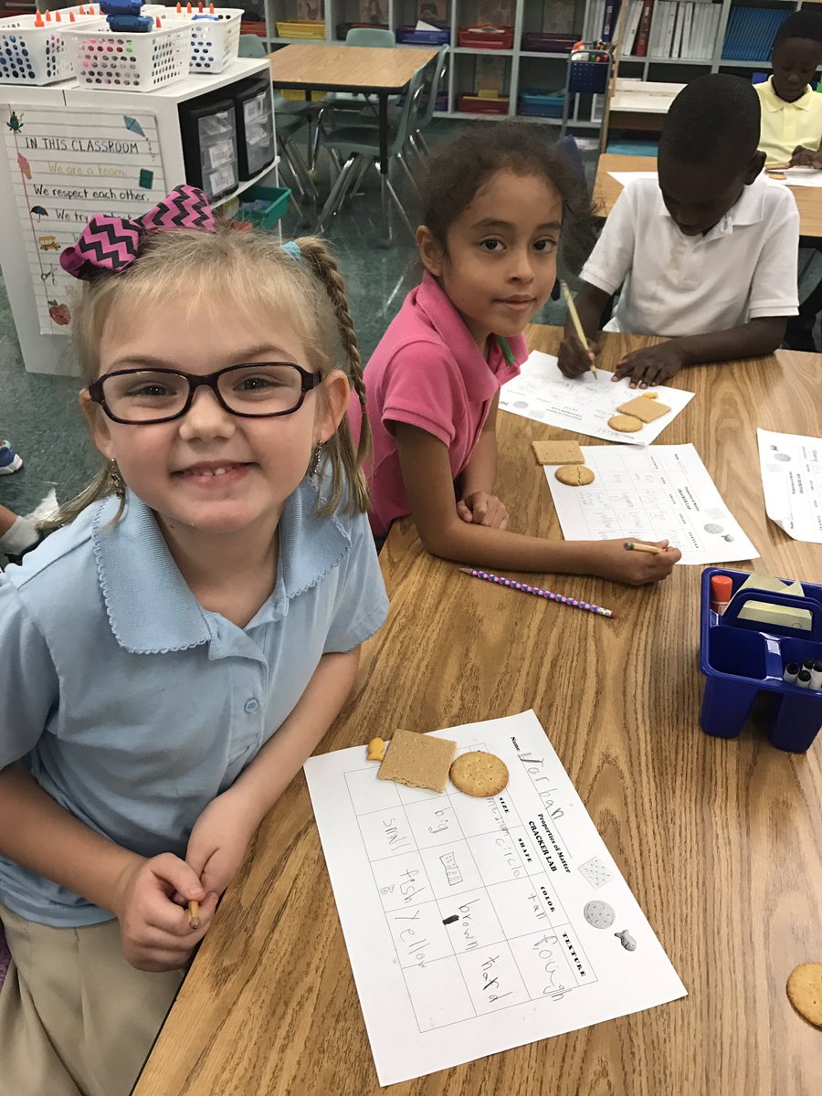leeloCPE1's tweet photo. We compared and contrasted the properties of three different crackers. #crackerlab @collierschools @blackbearsroar #CCPSsuccess https://t.co/4qFIV96R8c