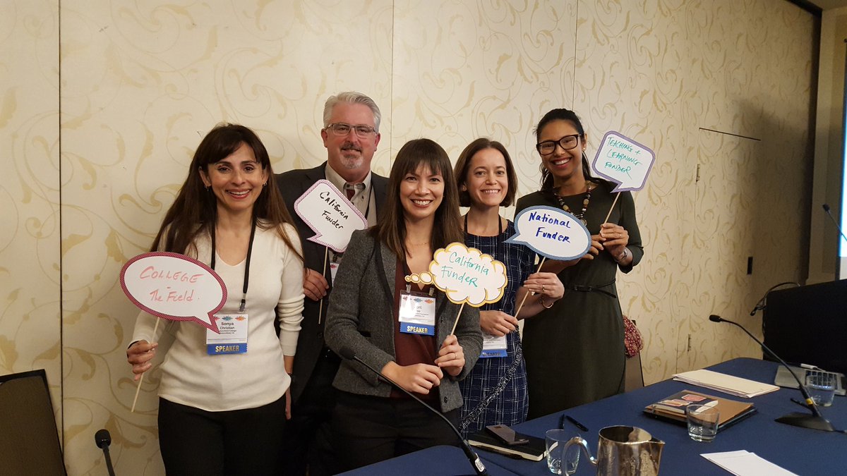 Pov2Profession's tweet photo. @ECMCFoundation Great panel on CA Guided Pathways with our colleagues at Irvine, BMGF, College Futures and Teagle Foundation
#gfe #gfe2017 https://t.co/htdLEbWhnJ