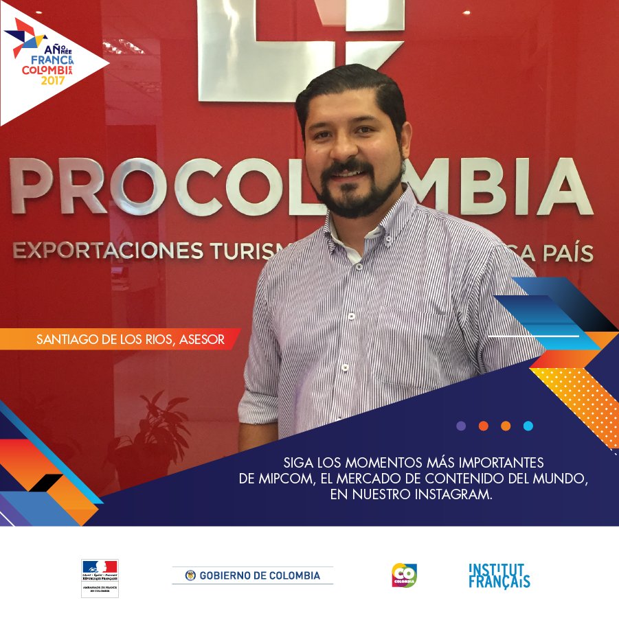 PROCOLOMBIACO's tweet photo. Llevamos la oferta de contenidos creativos digitales colombiana a @mip en Cannes, #ColombiaBringITon, sígannos en https://t.co/nITfsEbVga https://t.co/MHiBQcJKcb