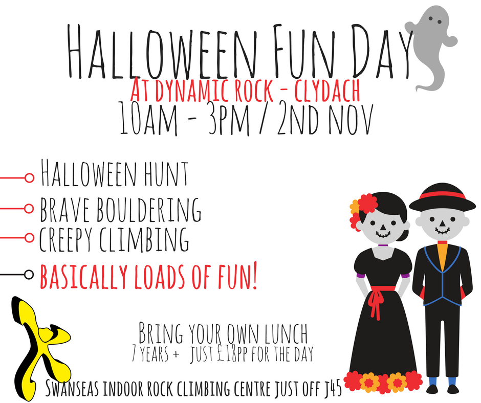 dynamicRock's tweet photo. Book your space now!! Our fantastic #Halloween FUN DAY at @dynamicRock this #halfterm @VisitSwanseaBay https://t.co/dYu6GOoSFV