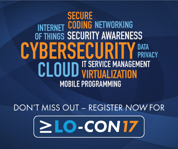 #LOCON17 is in only 2 days! Are you ready to immerse yourself in all things #security, #training, #privacy, &amp; more? bit.ly/2ztRQXQ