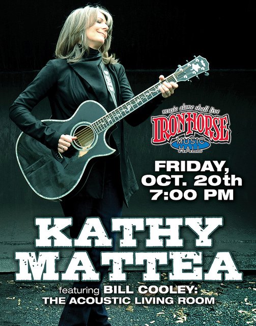 IHEG's tweet photo. #2MRRW Grammy winning singer Kathy Mattea and longtime collaborator, guitarist Bill Cooley. 7PM @ The Iron Horse. https://t.co/y8spd6dskX