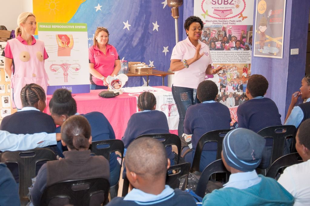 subz_pads's tweet photo. Checkout Mooi and the team out in the #community spreading the word and educating girls on Subz pads and #menstruation ! https://t.co/0LomZs0DUt