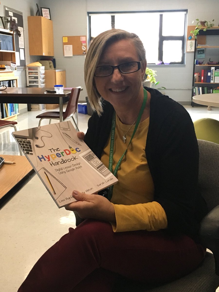 WallwinS's tweet photo. Congratulations to @BirgMac for winning her own copy of the #HyperdocHandbook! Thanx for learning w/ us @ #VirtualPD @SGDSBoard https://t.co/hsFCtRQRQB