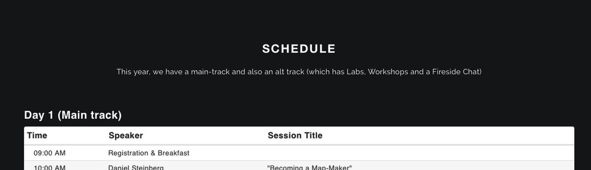 SwiftSummit's tweet photo. The talk schedule is now up at https://t.co/gD08kiTa0l Go check it out! 🗓️🙌 https://t.co/jBR9xkwn5Z