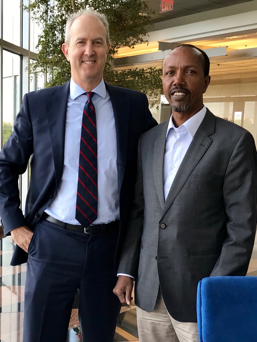 AmbTomKelly's tweet photo. Ce fut un plaisir de voir mon ami Ahmed Osman en Virginie. Heureux d’entendre les nouvelles de Djibouti. https://t.co/JwbYB0wr6Z