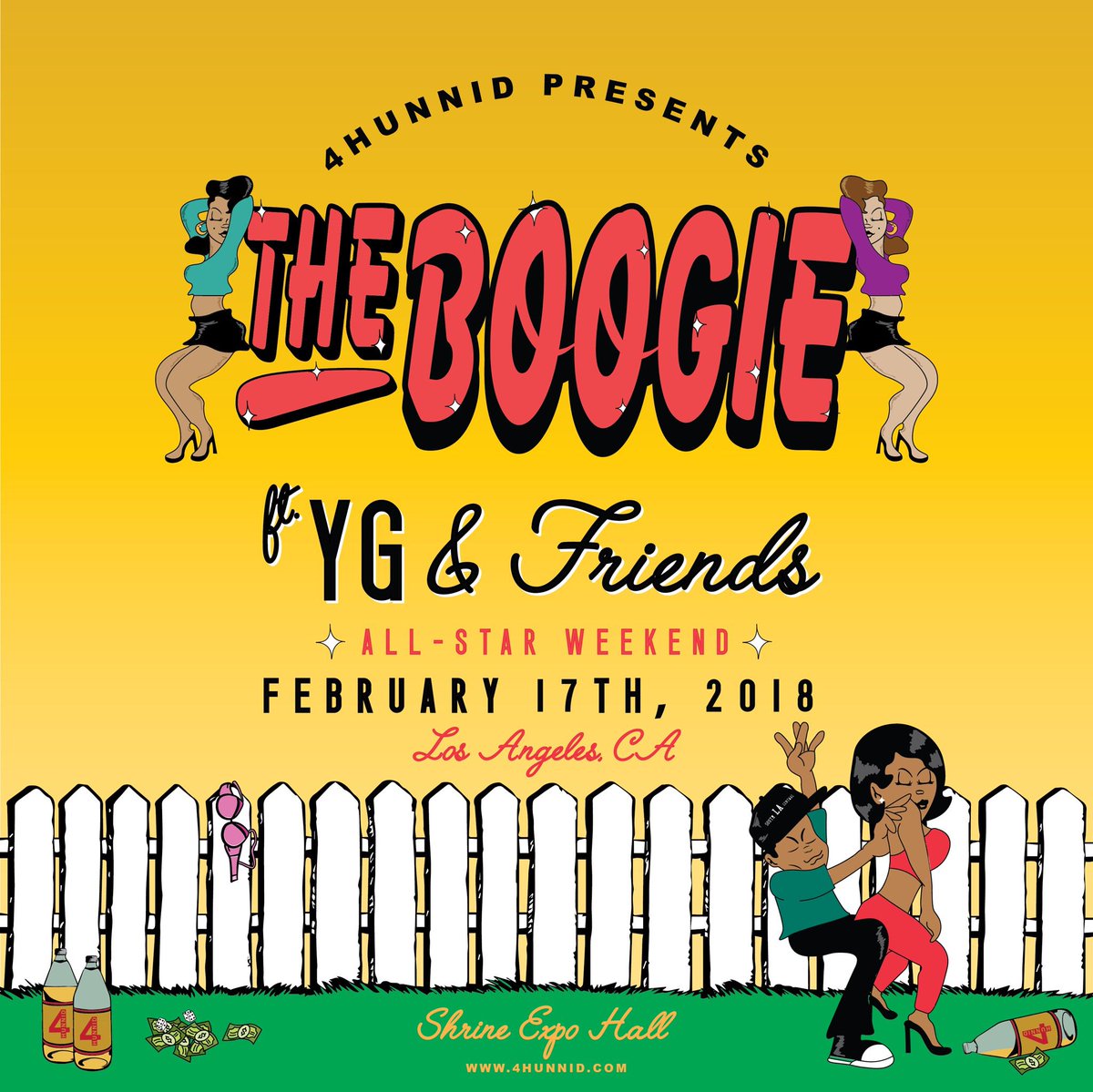 YG's tweet photo. "THE BOOGIE"
First headline show in LA since being banned in 2014 https://t.co/3PpIQOO8Fo