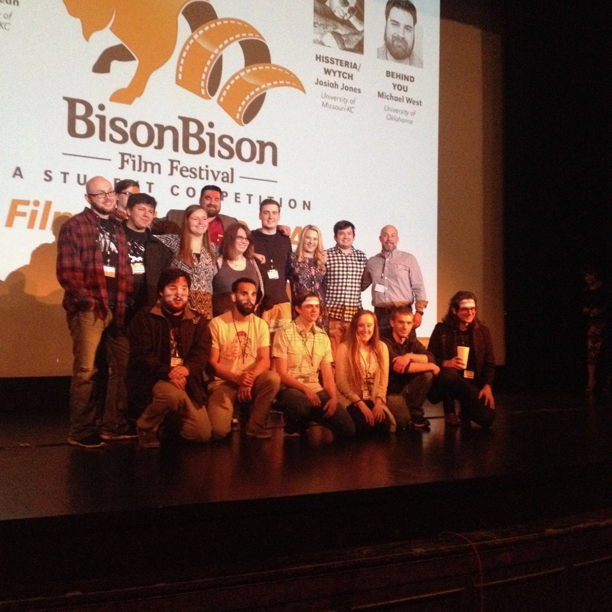 BisonBisonFF's tweet photo. 2017 BBFF Student filmmakers in attendance this past spring! https://t.co/Mb7mdUD6hT