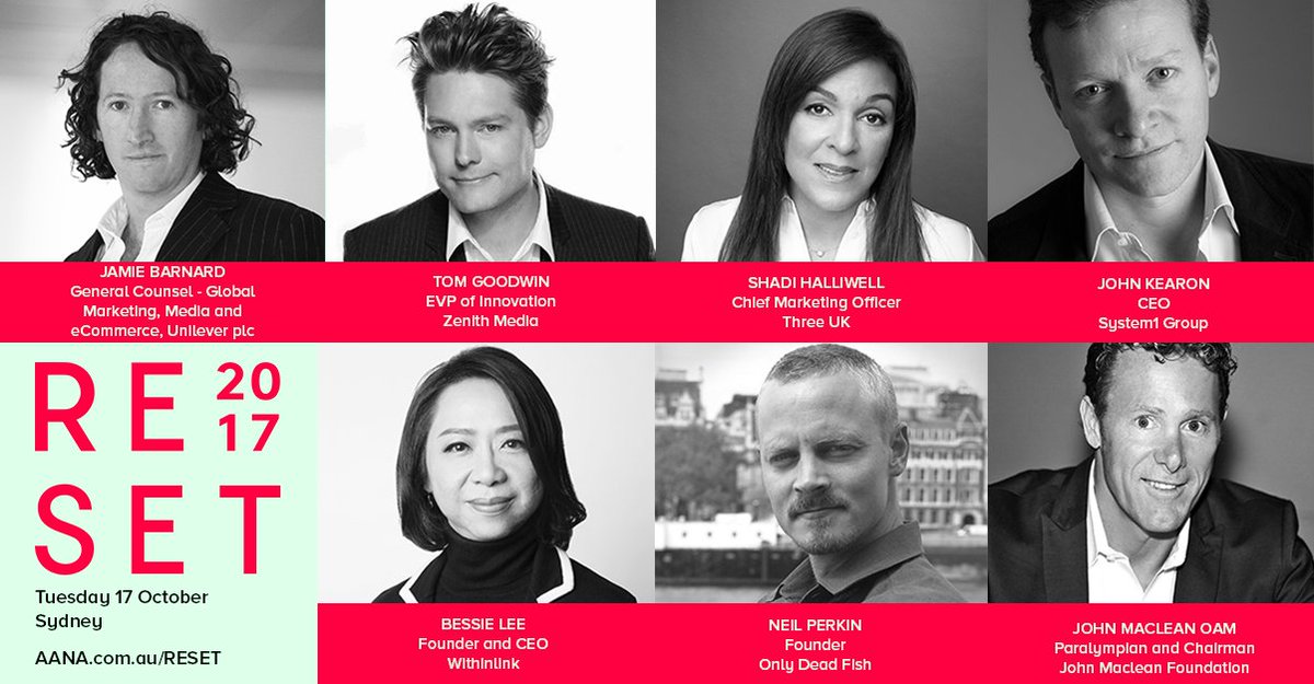AANA_says's tweet photo. Looking forward to welcoming you to #AANARESET 2017, a day of inspiration led by our extraordinary international speakers https://t.co/WDiqD5XKYt
