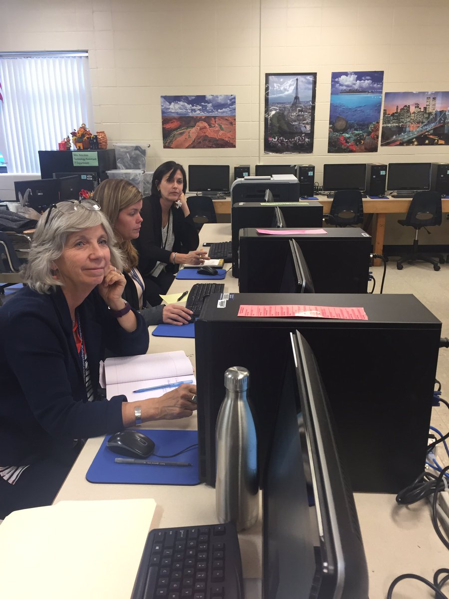 LHS_Librarians's tweet photo. Learning about TED talks, OER, and Visual literacy this afternoon #slasl #lderrylearns https://t.co/5MXbCEX1lE