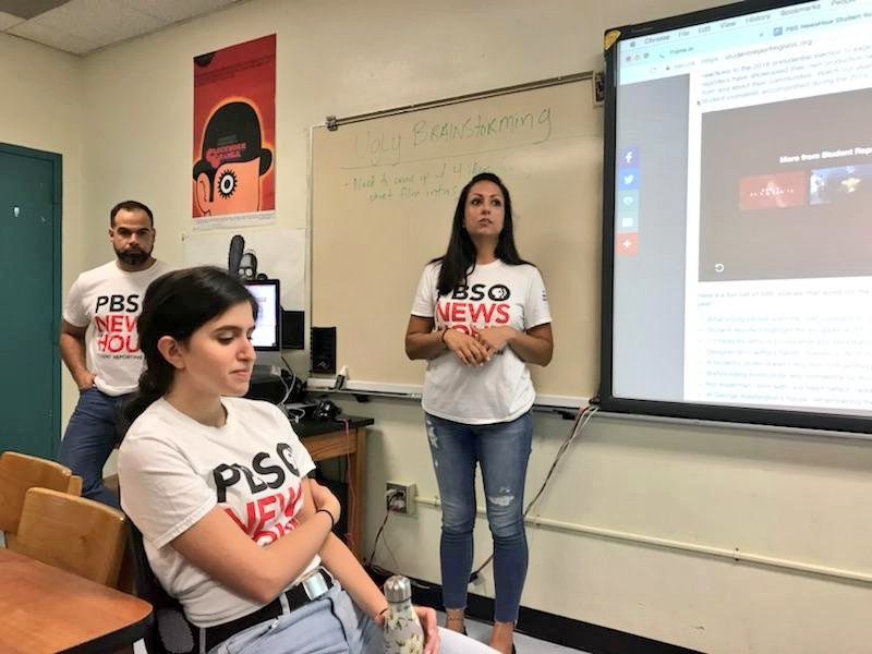 YourSouthFL's tweet image. #Mentoring @braddocktv students participating in @reportinglabs - look for their work on @YourSouthFL this year