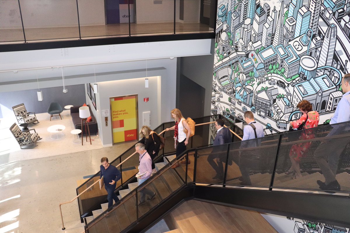 fasttrackjudy's tweet photo. First stop on the 2017 #inventiumsvtour @eBay! Thanks to Tom Brown for sharing candid insights on innovation culture &amp; remaining competitive https://t.co/k90HdxzWIx