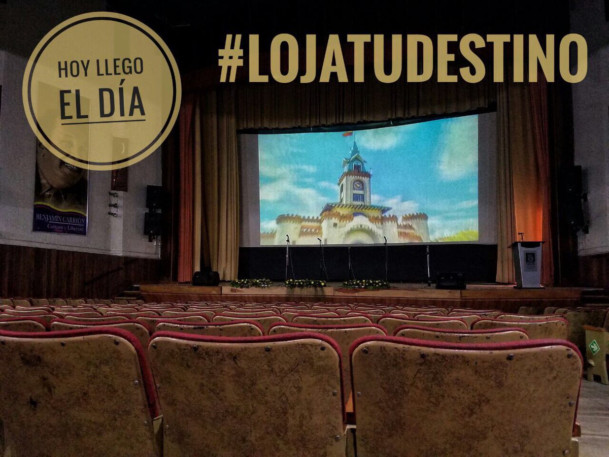 loja_tu's tweet photo. Hoy Es un día muy especial para el Turismo en Loja!! Acompáñanos al Lanzamiento de el Video Turístico de nuestra Ciudad #Lojatudestino https://t.co/IJ33eh7gs2