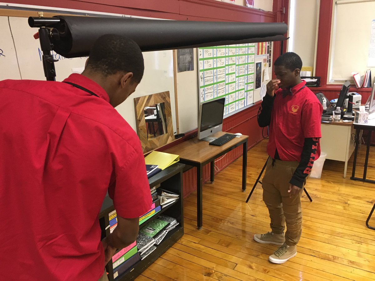 NLCPfsm's tweet photo. Senior documentary continues working on #mockumentary project.  @FreeSpiritChi @fsmjeff @fsmnewstweets @RealChiYouth @HoopsHIGHFSM https://t.co/ZuZVnmj7lj