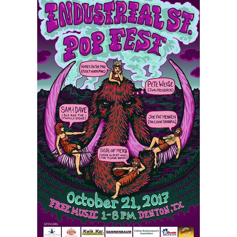 DentonRadio's tweet photo. Let's get down and feel the funk! The Industrial St. Pop Festival is happening this Saturday and it's going to be … https://t.co/QMYDLtEU8b https://t.co/kXVnaK6OBc