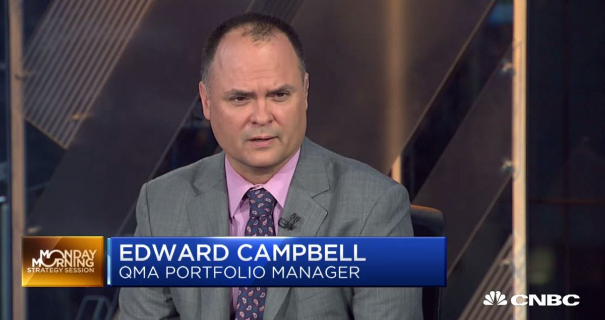 “We’re in a macroeconomic, earnings, inflation environment that’s nirvana for risky assets."
  - Ed Campbell #QMA »» cnb.cx/2kU1vUa