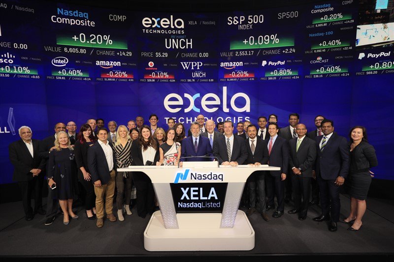 SourceHOV's tweet image. Thank you again to all of the clients & employees who made this moment possible. Exela Technologies is proud to be a Nasdaq-listed company.