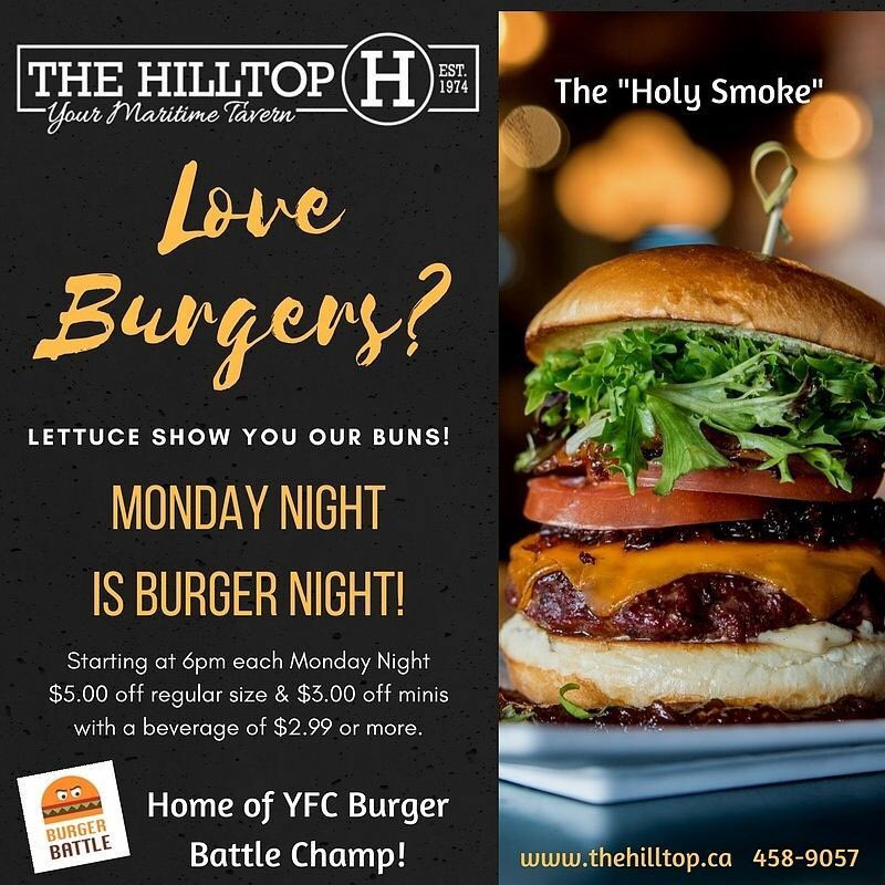 FrederictonBeer's tweet photo. #burgers N beer @the_hilltop with @ThinkBrewing @offgridale @BigAxeBrewery https://t.co/JnENIEHbyw