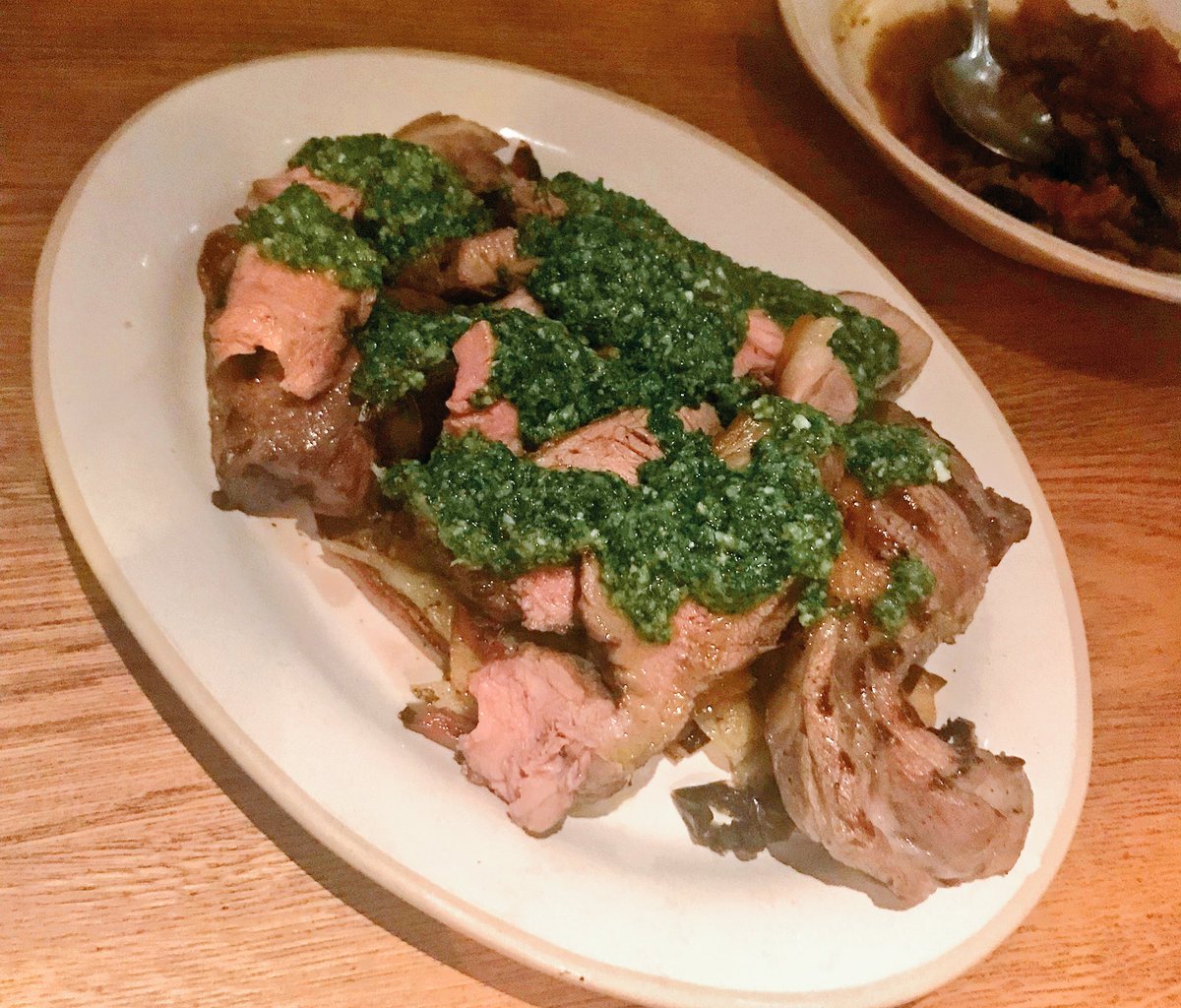 gbchefs's tweet photo. Amazingly tender Welsh lamb cooked by @francescocook @frontlinechef and Sal Dodaro 👏@radici_n1 @ACF_UK #wildtable2017 https://t.co/rVdLxgy8Ad