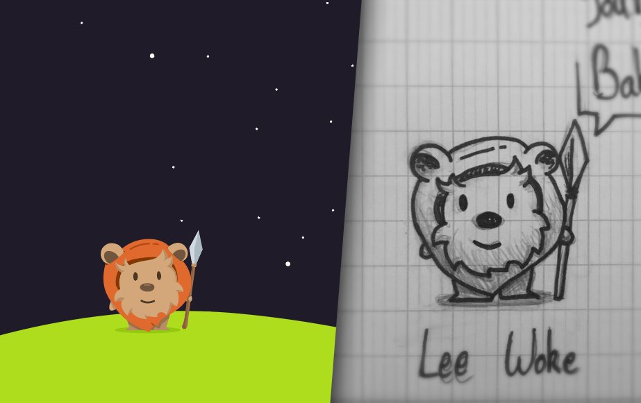 SneakyDevTeam's tweet photo. Meet our new pal, Lee Wok ! 🐻✨ #gamedev #indiedev #indiegame #gameart https://t.co/Ac2HWeTL12