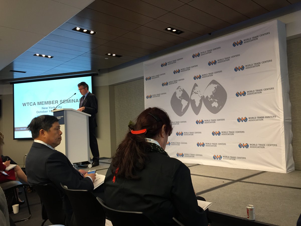wtcmontana's tweet photo. WTC's from all over the globe are in NYC to discuss and strengthen the WTC network! #WeGrowTrade @WTCUtah @WTCAccra #WTCHarbin @WTCA https://t.co/JCicXPW0Se