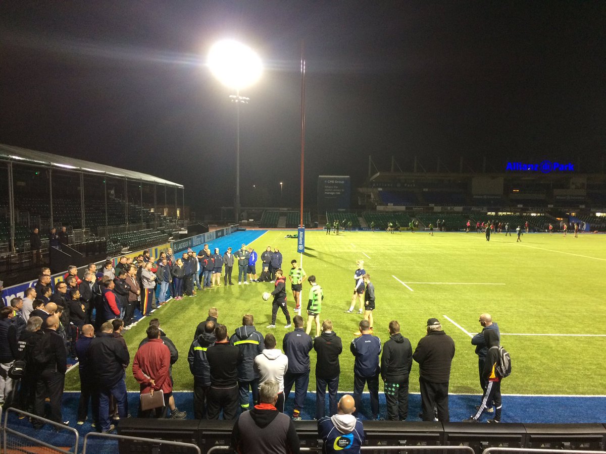 SarriesRugbyDev's tweet image. Great attendance from partner coaches for tonight's @Saracens Kicking MasterClass with @rwiggy9 #coacheducation #developingcoaches