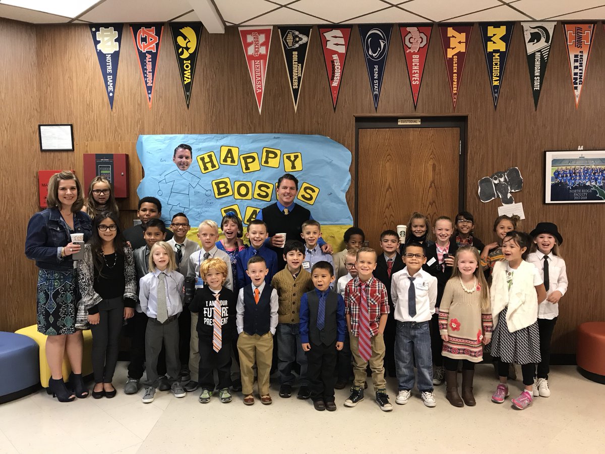 NorthRidgeFISD's tweet photo. Happy Bosses Day! Thank you Mr. Morrison and Mrs. Eugenis for leading North Ridge. https://t.co/N94wdb7uYg