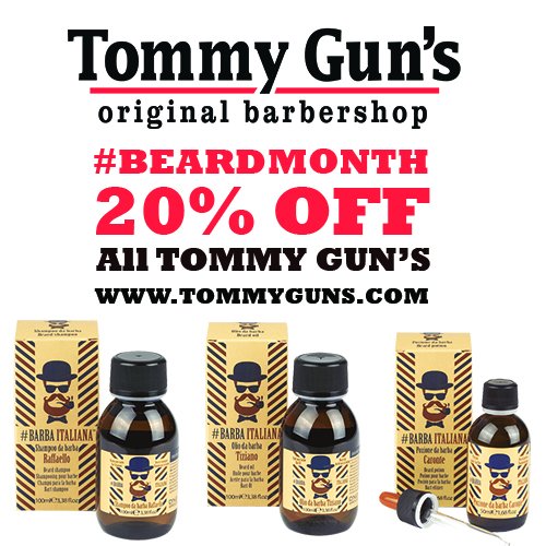 TommyGunsBarber's tweet photo. Amazing 3 step beard care products made in Italy. #BarbaItaliana #Beardmonth https://t.co/ctEQToYYtb