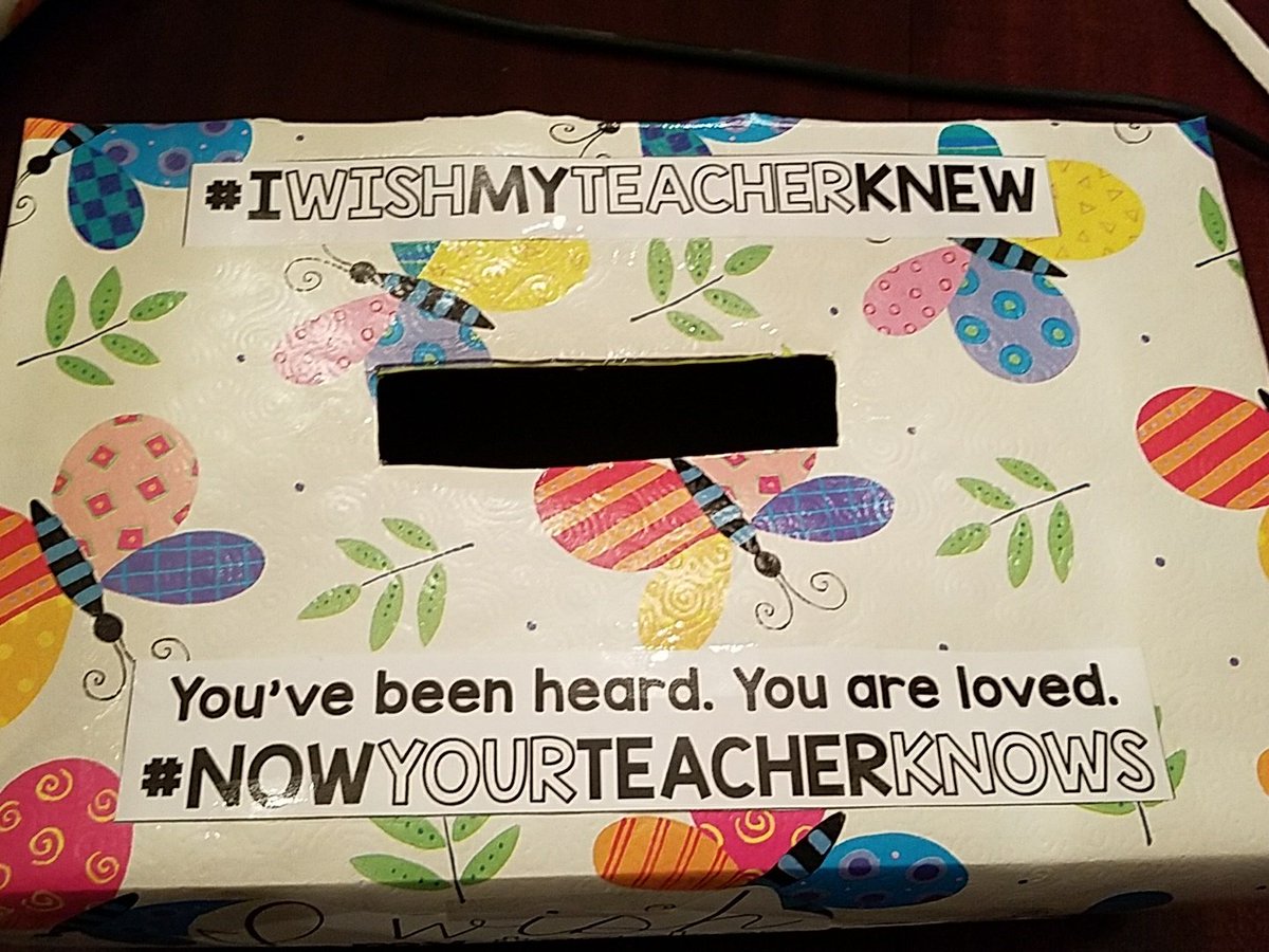 B_Combes's tweet photo. Introducing this safe place for my students to share what's on their mind. #iteach4th #safeclass #happyclass @zollmanh @hersom_jennifer https://t.co/hQFFj4ulXX