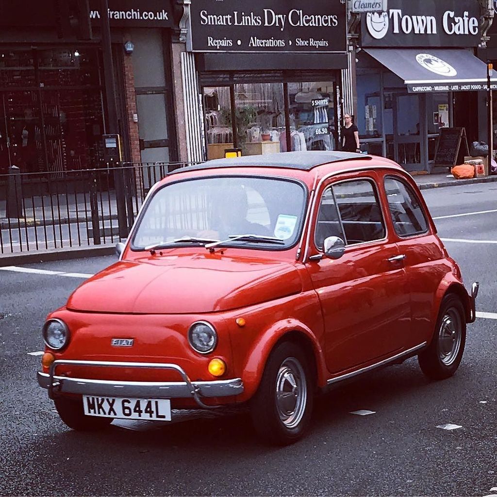 massimopini's tweet photo. Stopped for an authentic #macchiato at #doppiocoffee in K-Town today and this drove by. #serendipity #fiat500 #fiat #classiccar #mp #kentis… https://t.co/dZkeDAHSfg
