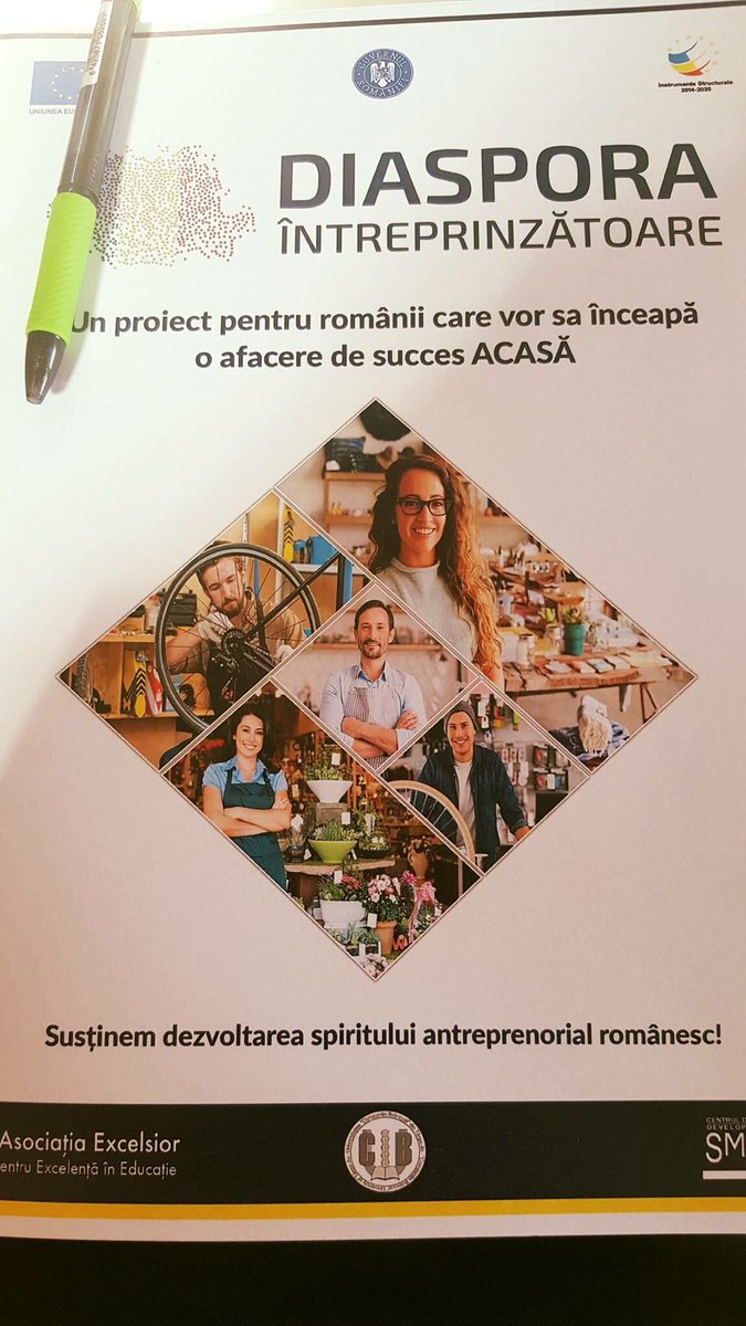 smartdevcenter's tweet image. Conferința de lansare a proiectului DIASPORA ÎNTREPRINZĂTOARE.
Mai multe informatii pe diasporaintreprinzatoare.ro