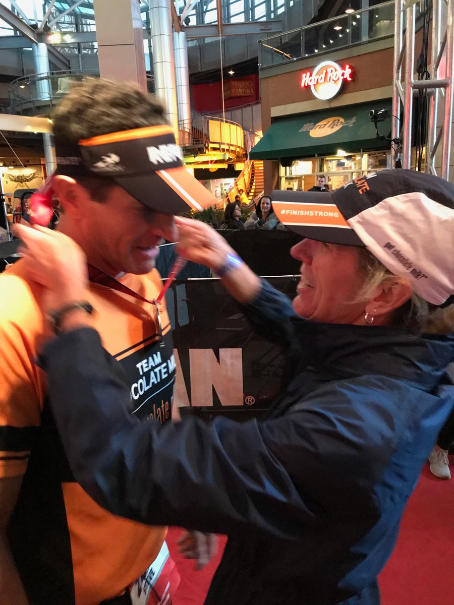 jkadisonPEP's tweet photo. So proud of my husband Steve, my three time IRONMAN! @IRONMANtri @chocolate_milk #IronmanLouisville #BuildIt https://t.co/53YPm3M2cr