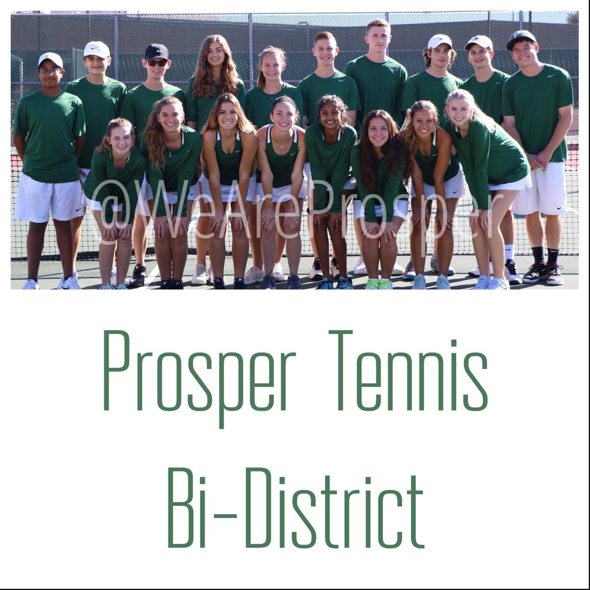 we_are_prosper's tweet photo. Good luck, @ProsperTennis at Bi-District!  Beat Reedy! https://t.co/6smtTxdKvB