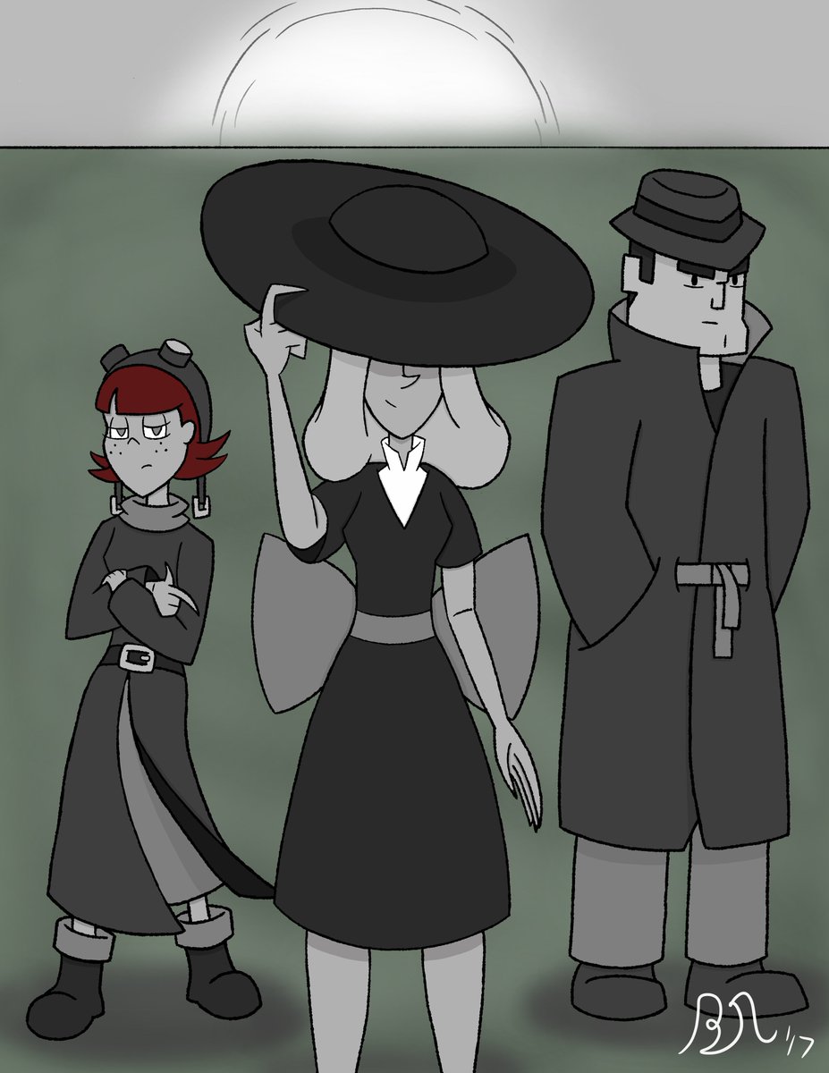 benlnelson's tweet photo. Original art of my characters. From left to right, Rose, Helen, Jack. https://t.co/OAIXQskmlj