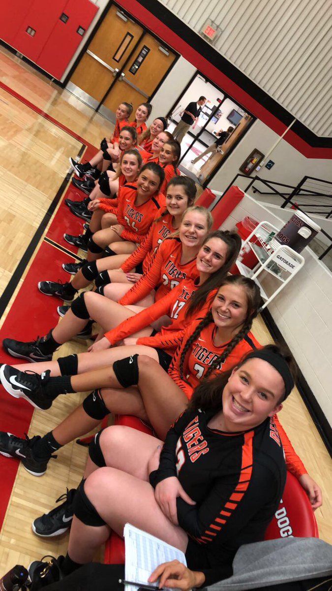 REPMOvolleyball's tweet photo. RepMo is ready to take on Webb City in the first round of districts at Carl Junction! https://t.co/JznjYEzw1Z