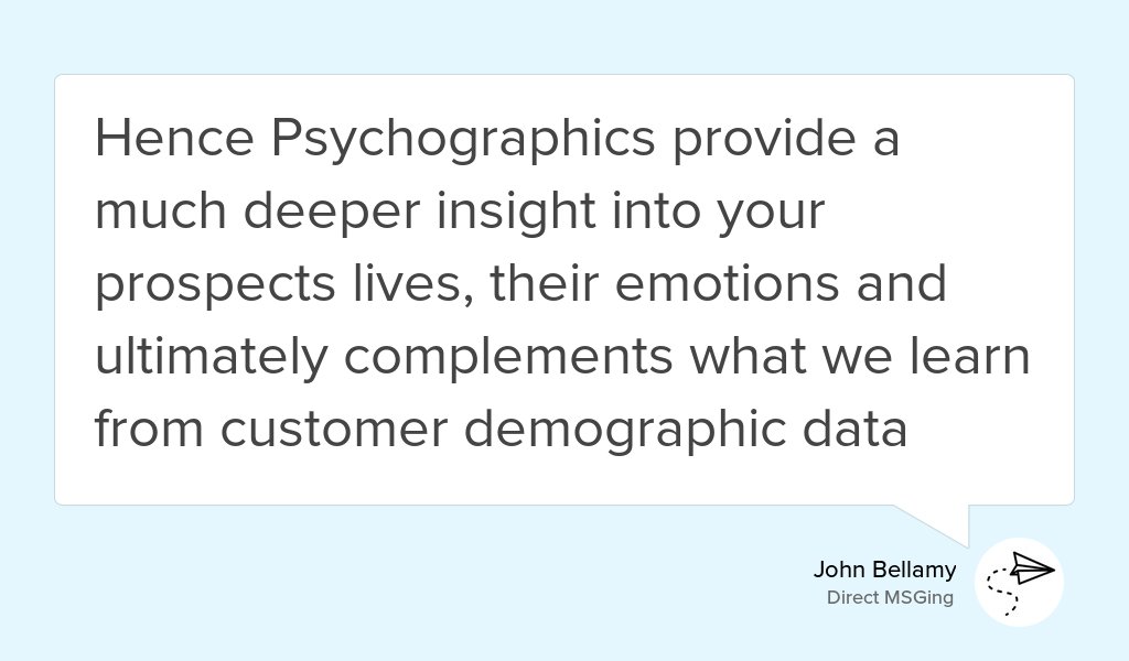 DirectMSGing's tweet photo. "Psychographics , look at the values, attitudes, interests, traits, fears, and even frustrations..." https://t.co/skXqN2bQhG #Marketing https://t.co/1ep2ZwCld1