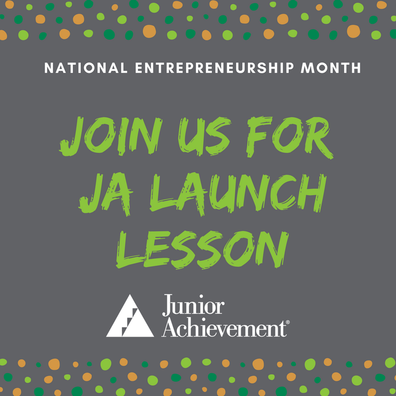 JADallas's tweet image. This November, JA Launch Lesson highlights #JAprograms by bringing #inspiring #entrepreneurs into the classroom!