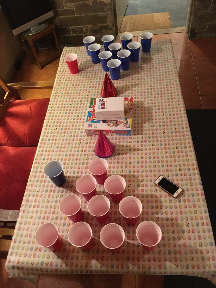 JT_10_20's tweet photo. Soz girls, no mercy on the drink games #PutToBed Roll on next year https://t.co/6GcVPy4C8z
