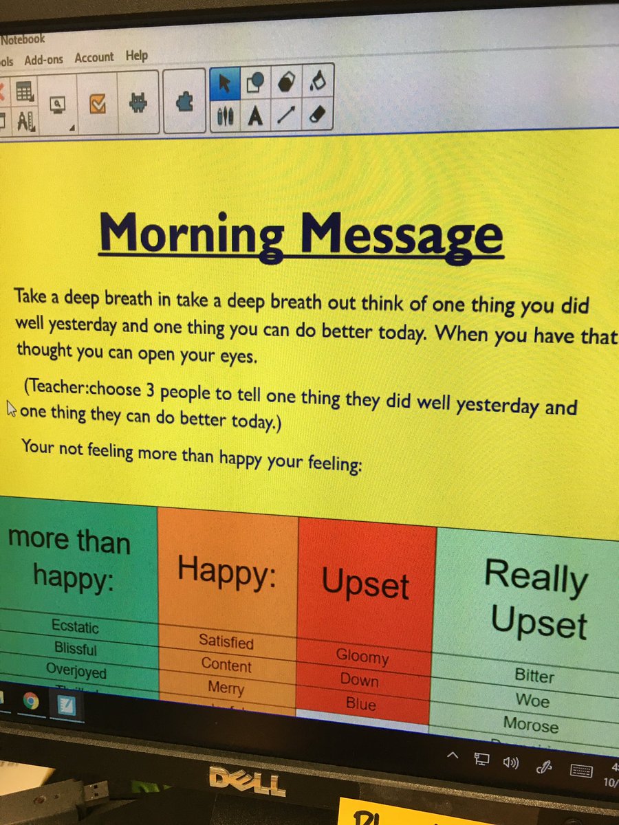 KristinBraddock's tweet photo. Ss #reflect on the previous day each morning during morning meeting. #adaptability #CISDCompetitiveEdge https://t.co/00ChUM4CqD