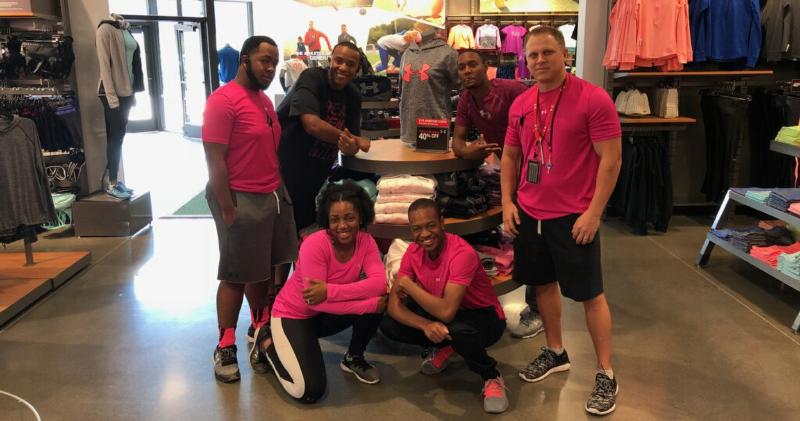 UA Little Rock Team proud to rock their pink - supporting Breast Cancer Awareness! #WeWill #promo  - sot.ag/6ShW7