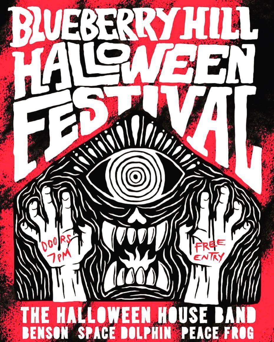 Next up... 28th of October, @BlueberryHillUK , doors 7pm, free entry! 😱👻😨