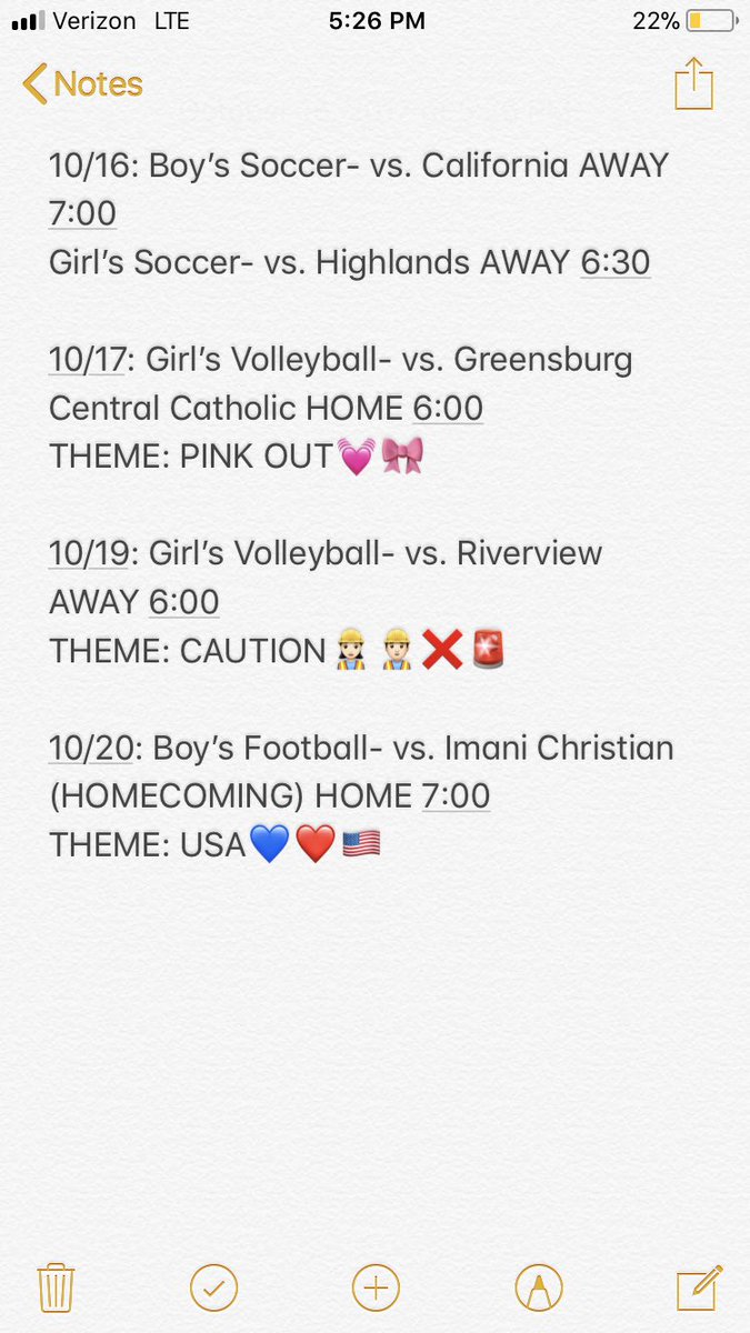 studentsecSHS17's tweet photo. This weeks schedule!! https://t.co/XXpykEtbJR