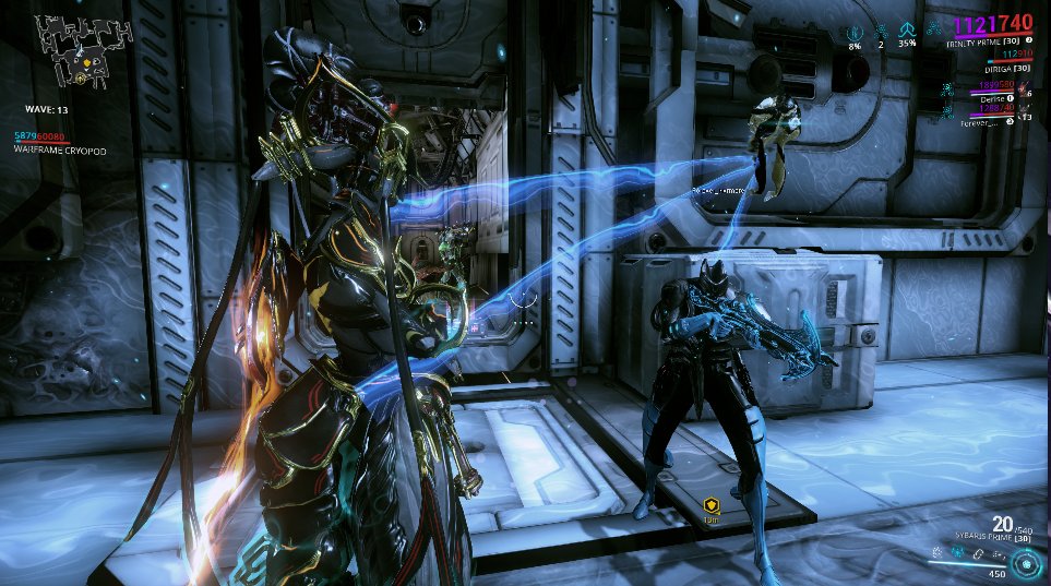 ImoogiNevermore's tweet photo. When you're playing Warframe and someone's head goes missing during a mission #Equinox #MissingHead #Warframe https://t.co/tp8evWxb7r