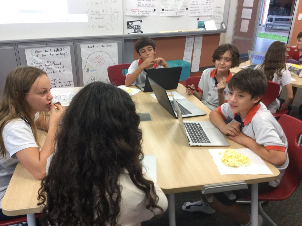 CDS_MS_HS_Learn's tweet photo. Writing celebration for personal narratives in ELA #CDSlearning @CountryDayCR https://t.co/TGDdt1ZQCr