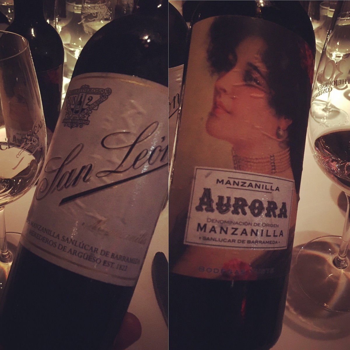 CHARLIEWINES's tweet photo. Saboreando #Andalucia en #copita con Aurora y San Leon #manzanillas para lo #Clasico #tapasymariscos estrellas de #ClassicalWines #Seattle https://t.co/VgZPfu61mg